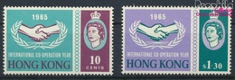 Hongkong 216-217 (kompl.Ausg.) Postfrisch 1965 Zusammenarbeit (9349815 - Nuevos