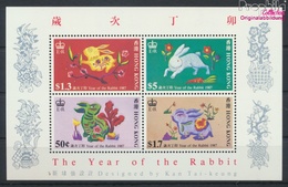 Hongkong Block7 (kompl.Ausg.) Postfrisch 1987 Chinesisches Neujahr (9349755 - Neufs