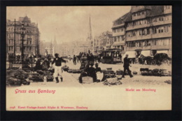 DE2604 - HAMBURG - MARKT AM MESSBERG - TRAM TROLLEY - Autres & Non Classés