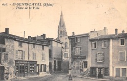 Saint Genis Laval        69      La Place . Epicerie Mollon         (voir Scan) - Sonstige & Ohne Zuordnung