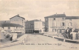 Sain Bel         69       Café  Des Brotteaux  Rue De La Gare        (voir Scan) - Sonstige & Ohne Zuordnung