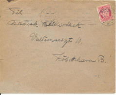 Norway Cover Sent To Denmark Bergen 27-11-1917 (cover Damaged On The Backside By Opening) - Lettres & Documents