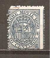 España/Spain-(usado) - Fiscal Postal Edifil  18 - Yvert 17 (o) (defectuoso) - Postage-Revenue Stamps