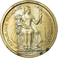 Monnaie, Nouvelle-Calédonie, 2 Francs, 1949, Paris, ESSAI, SUP, Nickel-Bronze - Nouvelle-Calédonie