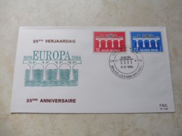 Belgique Fdc Numero 2130/31 Europa 1984 - 1981-1990