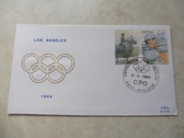 Belgique Fdc Numero 2121/22 Jo Los Angeles 1984 - 1981-1990