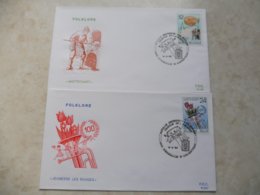 Belgique Fdc Numero 2184/85 Folklore - 1981-1990