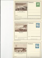 All. REP.FEDERALE. Entiers Postaux 1959. EP Ikkustrés HEUSS P41 +LUTHER P79(2 Diff.).TB - Cartas & Documentos