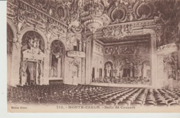 CP - MONTE CARLO - SALLE DE CONCERT - 713 - GILETTA - Opéra & Théâtre