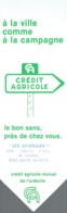 Marque-page Crédit Agricole Ardèche "Les Cévennes", Bar Tabac, P.M.U., M. Laupie, Dunières-sur-Eyrieux - Lesezeichen