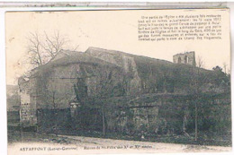 47..ASTAFFORT Ruines De Saint Felix X° Et Xi°    1904  LG108 - Astaffort