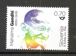 SLOVENIA  2019,150 YEARS OF THE BIRTH OF MAHATMA GANDHI,MNH - Mahatma Gandhi