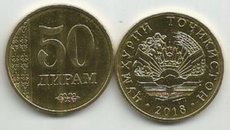 Tajikistan 50 Diram 2018. High Grade - Tadjikistan