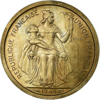 Monnaie, Nouvelle-Calédonie, Franc, 1949, Paris, ESSAI, TTB, Copper-nickel - Nouvelle-Calédonie