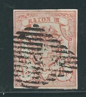 SUISSE N° 22 Obl. TTB - 1843-1852 Federal & Cantonal Stamps