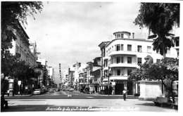 Ecuador Equateur - Avenida 9 De Octobre Guayaqui (animation, Empty Back) - Ecuador