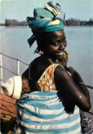 LES MANDINGUES GAMBIE FEMME NOIRE ET SON BEBE - Gambia