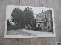 CPA 34 Hérault Aniane Avenue De La Gare - Aniane