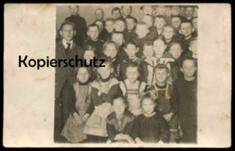 ALTE FOTO POSTKARTE SCHULE SCHÜLER Verm. Erlbach Oder Umgebung School école Schüler Students Pupil Enfants Cpa Photo AK - Markneukirchen