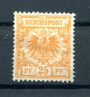 DR-Pfennigzeit 49a FARBE * MH BPP 240EUR (B9701 - Unused Stamps