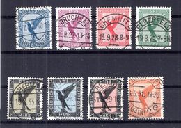 DR-Weimar 378/84 Ideal Gest. 170EUR (B6633 - Used Stamps