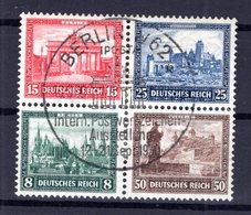 DR-Weimar 446/49 HERZST�CK Gest. 560EUR (B5427 - Used Stamps