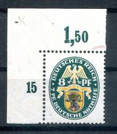 DR-Weimar 426X POR BOGENECKE ** POSTFRISCH (B9822 - Unused Stamps