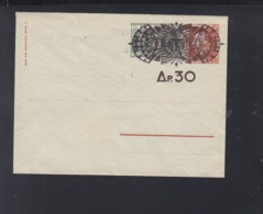 Greece Stationery Cover Overprint - Entiers Postaux