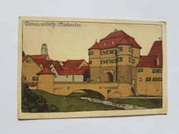 Donauwörth, Riedertor (gelaufen; 1913); H33 - Donauwoerth