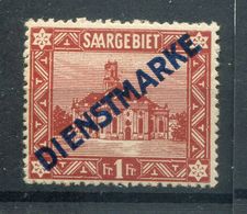Saar 11I Gute Type * MH 60EUR (77248 - Covers & Documents