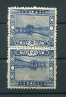 Saar 62A KdrIII KEHRDRUCKPAAR * MH 26EUR (76273 - Covers & Documents