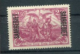 Saar 43c FARBE * MH BPP 120EUR (A8484 - Lettres & Documents