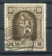 Saar 103 PFII ABART Gest. 140EUR (B9207 - Lettres & Documents