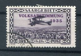 Saar 198 PFVIII ABART Gest. 200EUR (B9130 - Lettres & Documents