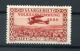 Saar 195 PFIV ABART ** POSTFRISCH 100EUR (B9136 - Lettres & Documents