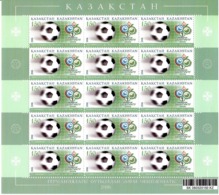 Kazakhstan 2006 . Football Germany 2006. M/S Of 15.  Michel # 537 Bg. - Kazakhstan