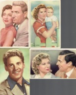 Lot De 4 Images Kwatta : Greer Garson, Walter Pidgeon, J.P. Aumont, Spencer Tracy Et Valentina Cortesa - Sonstige & Ohne Zuordnung