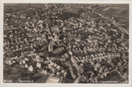 D-59929 Brilon - Sauerland - Orginal Fliegeraufnahme - Aerial View ( Oben Rechts Bahnhof) - Brilon