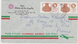 Bt - Enveloppe Poste Aérienne Mexique - HGotel Mision De Los Angeles - - Mexiko