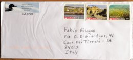 2015 Canada -  Used Stamps On Cover To Italy - Covers & Documents