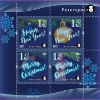 Finland. Peterspost. Merry Christmas And Happy New Year! Set Of 4 Stamps In S/S, Face Value Price! - Neufs