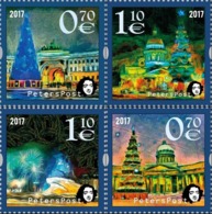 Finland. Peterspost. Merry Christmas And Happy New Year! Holiday St.Petersburg. Set Of 4 Stamps, Face Value Price! - Ungebraucht