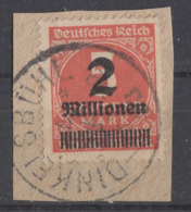 DR Minr.312Ab Briefstück Geprüft - Used Stamps