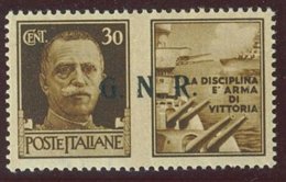 ITALIA REPUBBLICA SOCIALE ITALIANA (R.S.I.) SASS. P.G. 17/IIIei  NUOVO - Propaganda Di Guerra