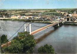 LES ROSIERS LE PONT SUSPENDU VUE GENERALE AERIENNE - Autres & Non Classés