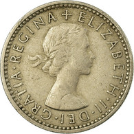 Monnaie, Grande-Bretagne, Elizabeth II, 6 Pence, 1958, TB+, Copper-nickel - H. 6 Pence