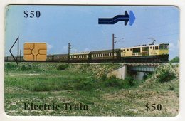 ZIMBABWE REF MV CARDS ZIM-29 50$ Electric Train - Zimbabwe