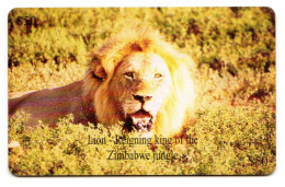 ZIMBABWE REF MV CARDS ZIM-25 50$ LION - Zimbabwe