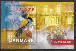 Vignettes De Noël Du Danemark 2019 Carnet De 30 - Variétés Et Curiosités