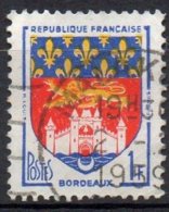 FRANCE N° 1183 O Y&T 1958 Armoiries De Villes (Bordeaux) - Usati